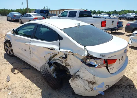 2013 Hyundai Elantra Gls из США, поврежденный, VIN 5NPDH4AE0DH392997